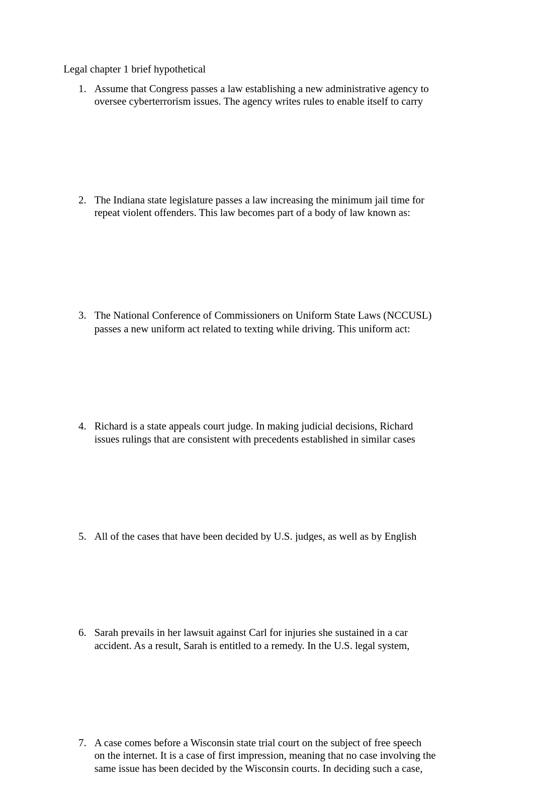 Legal brief hypothetical Exam 1 review.docx_dhmplztqkxj_page1