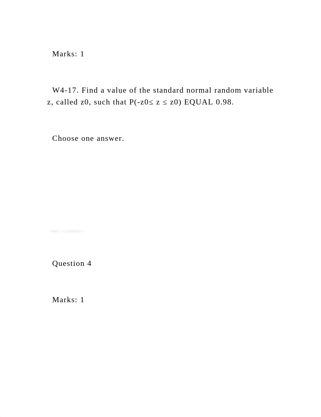 1   Marks 1   W4-01. Suppose x is a random variable be.docx_dhmq5rus1tt_page4