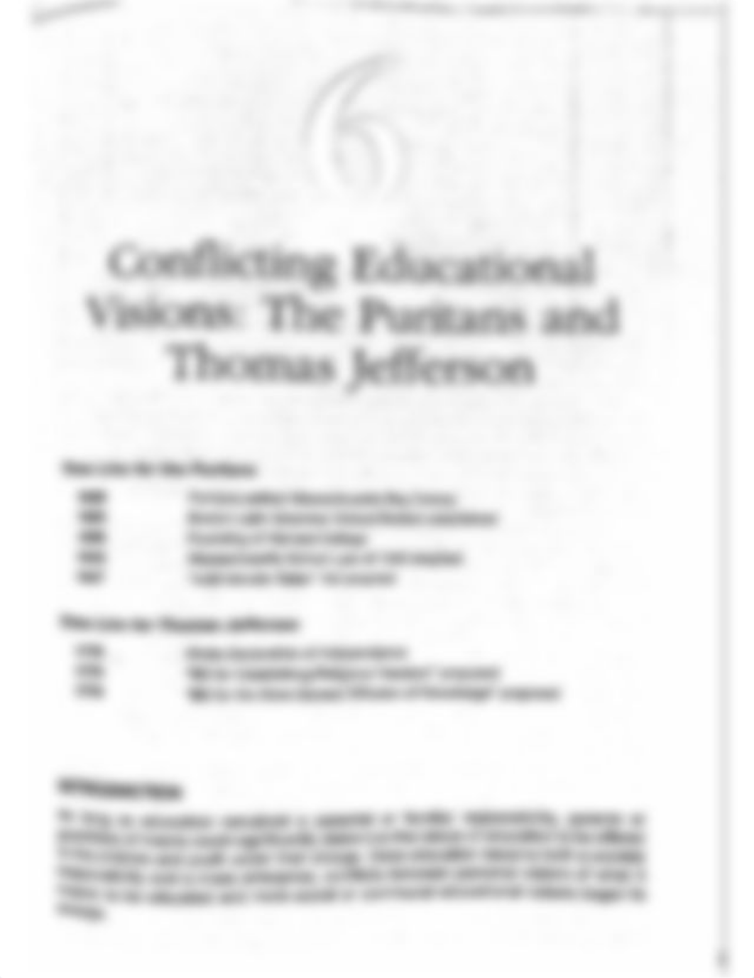 2 - Chapter 6, "Conflicting Educational Visions_ The Puritans and Thomas Jefferson." Johnson, T. W.,_dhmwqxez893_page1