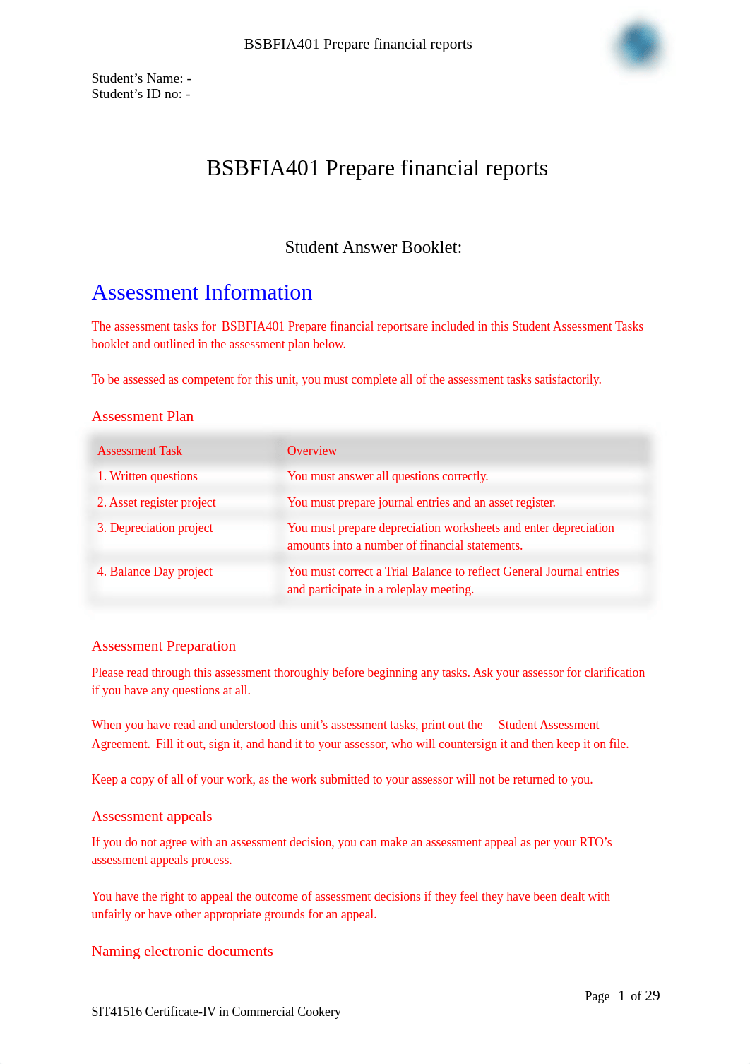 BSBFIA401-Students Assessment ANSWER Booklet.docx_dhmzuexueua_page1