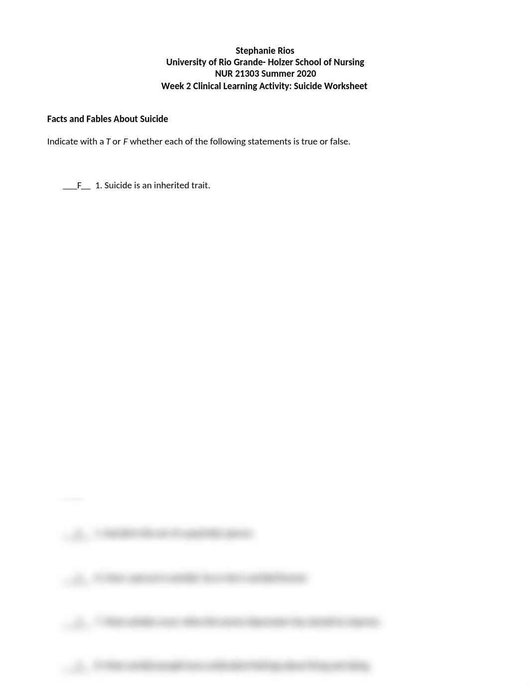 NUR 21303 Week 2 Suicide Worksheet.docx_dhn97i3n6ty_page1