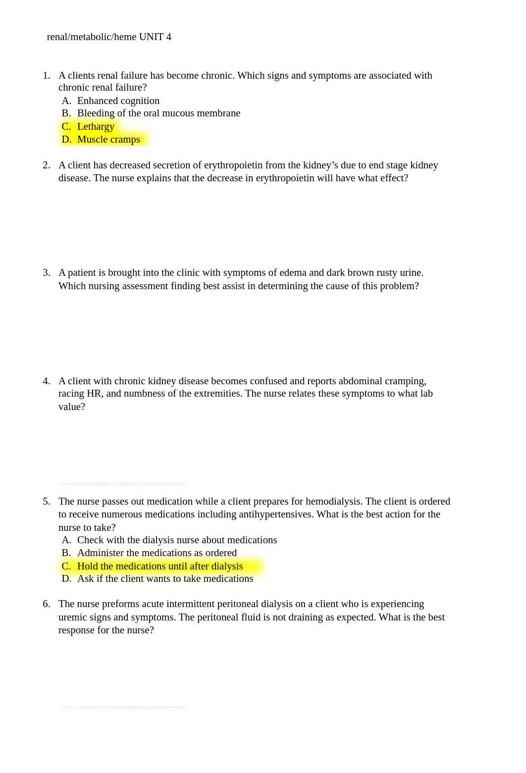 Exam Renal_Metabolic & Heme Test Bank Questions.pdf_dhnncm22y49_page1