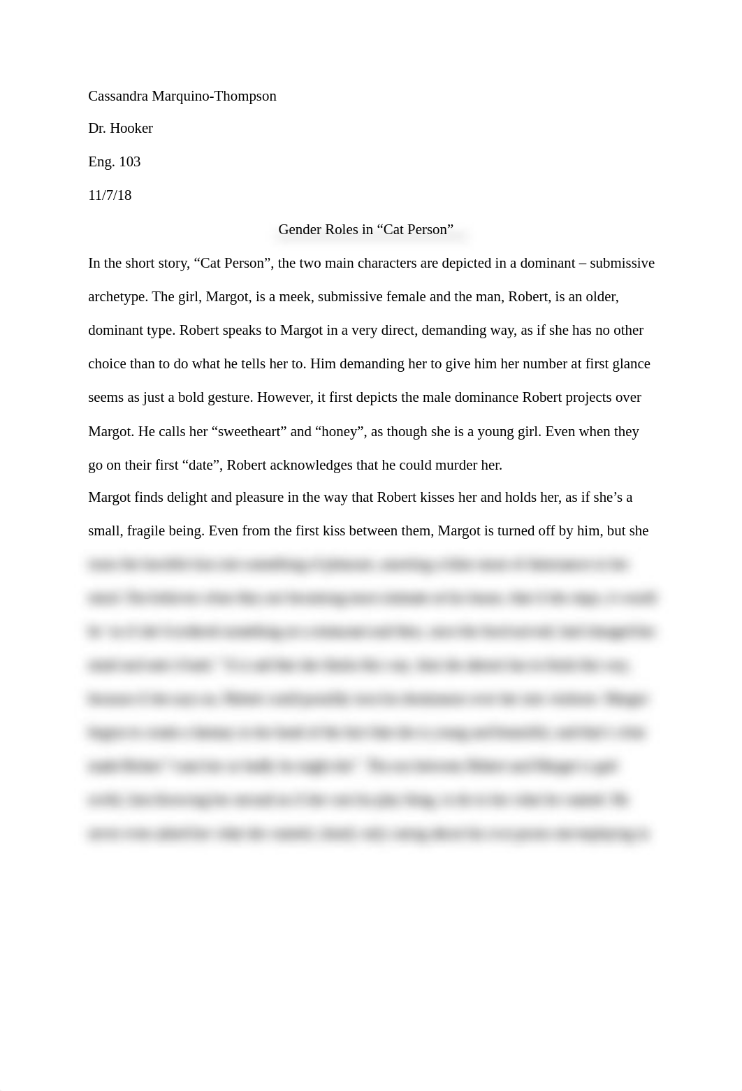 cat person essay.docx_dhno1f90s9t_page1