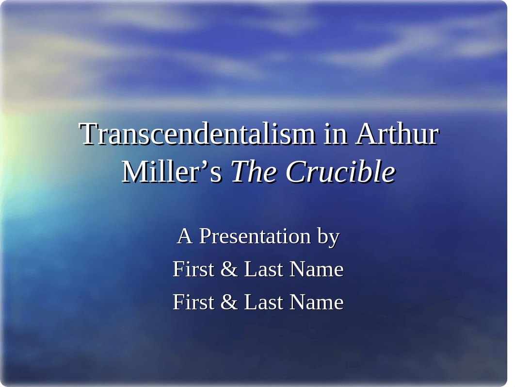 Transcendentalism and the Crucible Example Powerpoint.ppt_dho0cnipd2f_page1