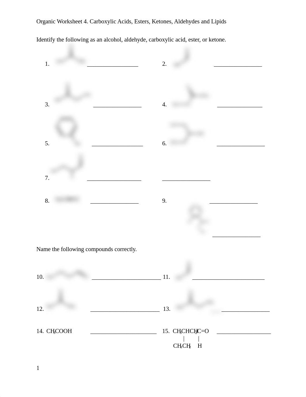 Worksheet number 4-carboxylic acids, aldehydes and ketones, spring (March 31).docx_dho5bzmbtbc_page1