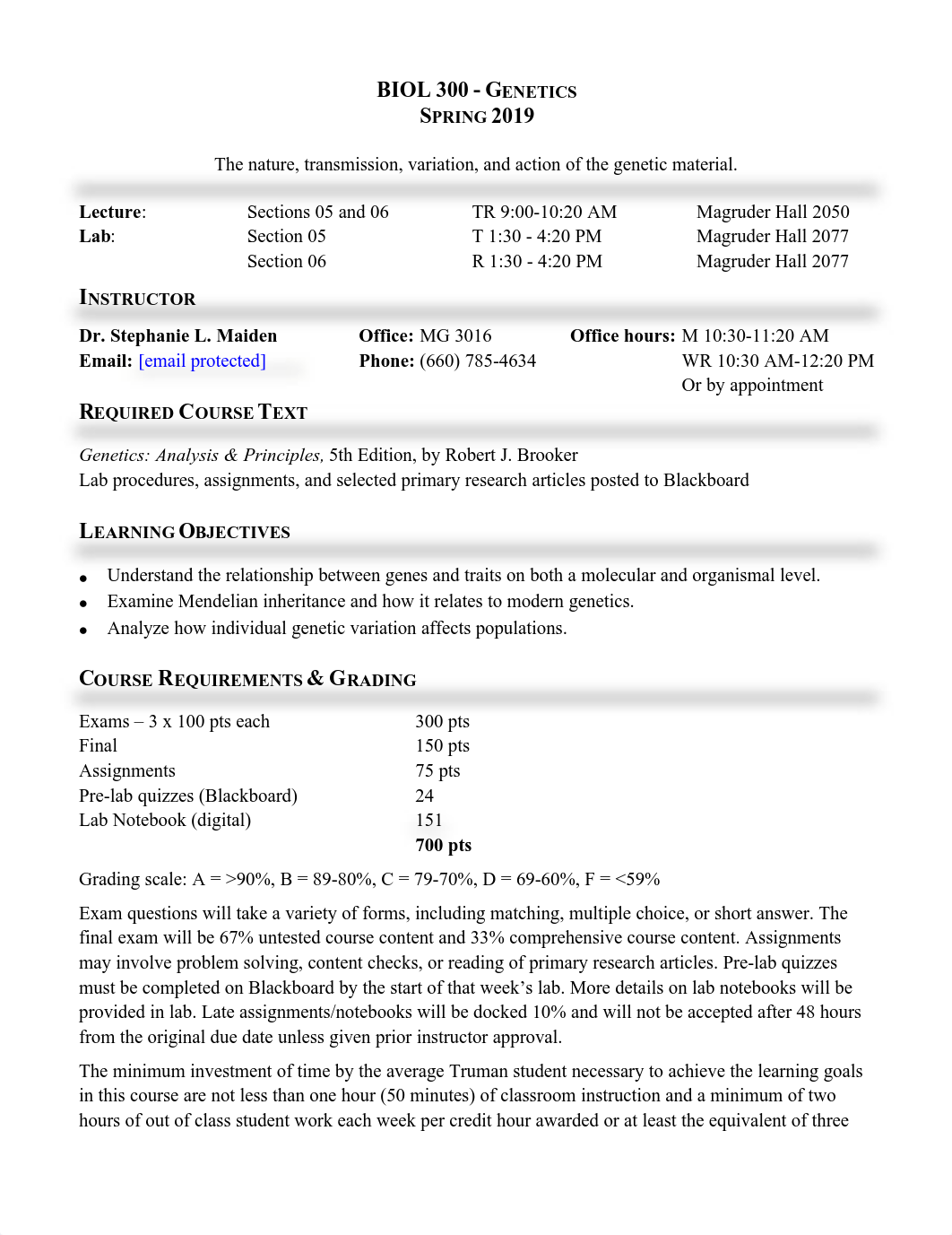 BIOL300-2019-Maiden-Syllabus.pdf_dhobwo047oo_page1