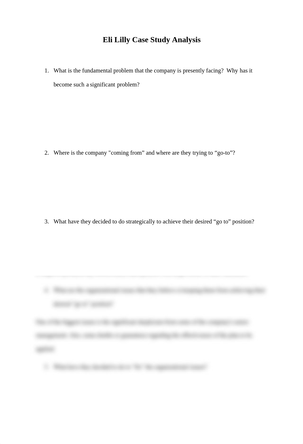 Eli Lilly Case Study Analysis.docx_dhoqrfcns6f_page1