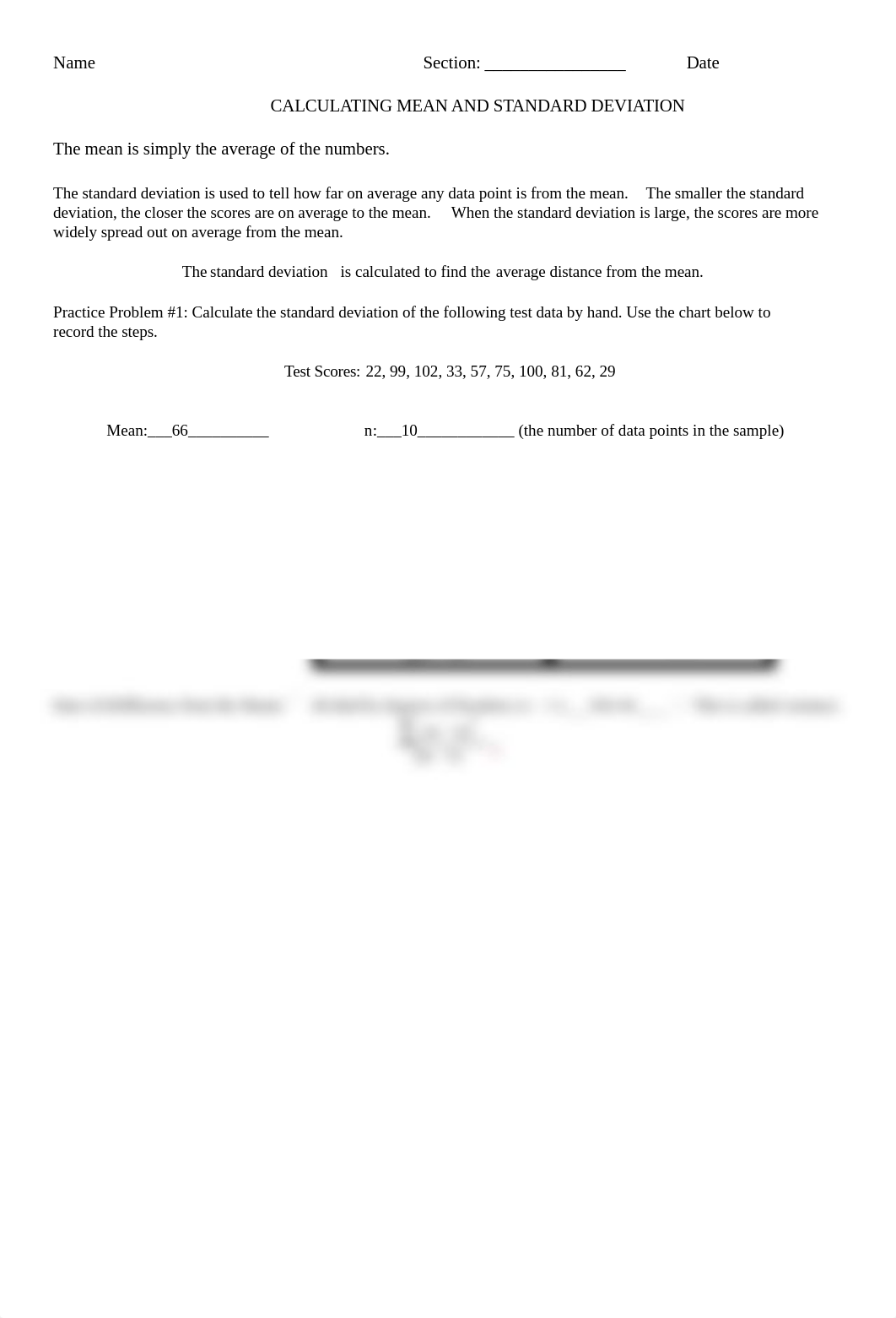 Worksheet Lab Exercise Calculating Standard Deviation Complete.docx_dhp6i55nqmx_page1