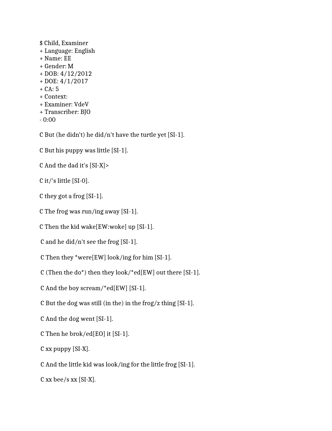 COMD4600 SALT Transcription with SI .docx_dhp7vey6wiq_page1