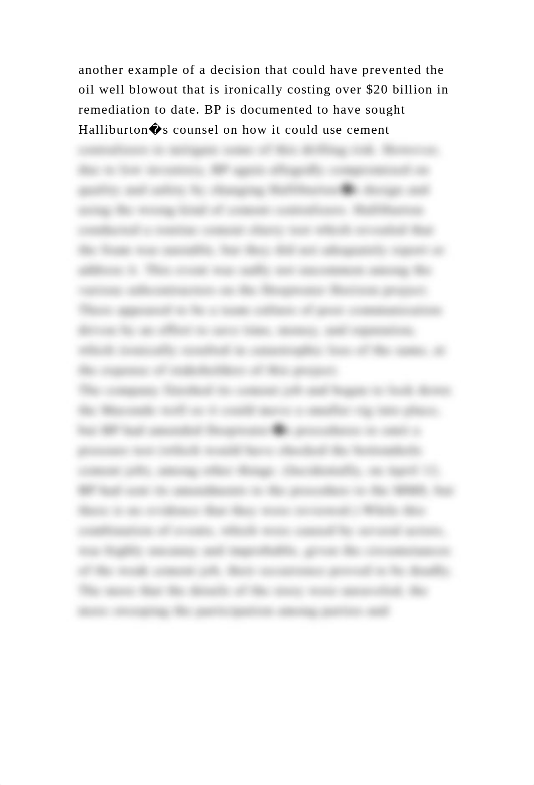 1. With regard to Chapter 3�s opening case (Case 6 The BP Deepwater.docx_dhpgzzxhfs3_page4