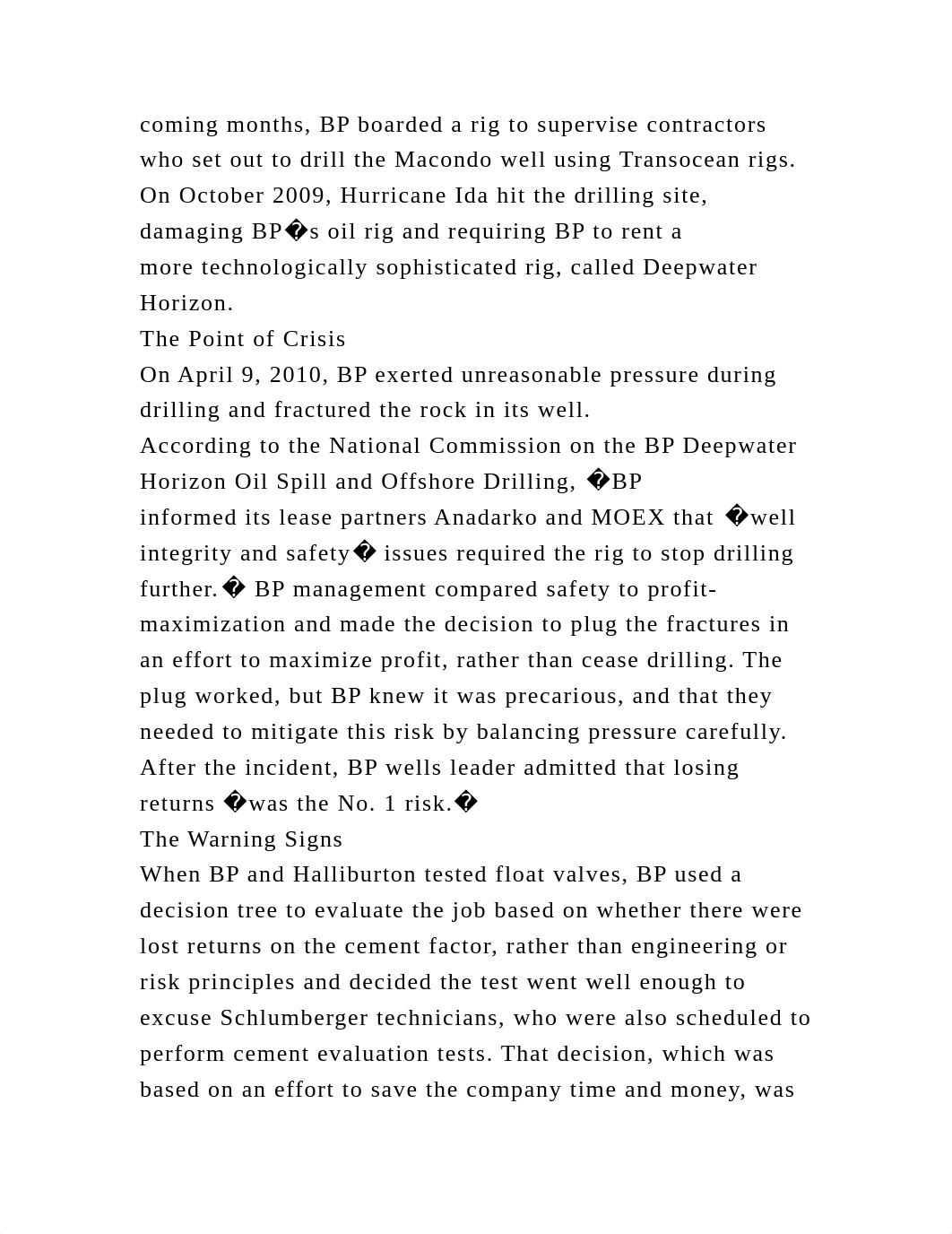 1. With regard to Chapter 3�s opening case (Case 6 The BP Deepwater.docx_dhpgzzxhfs3_page3