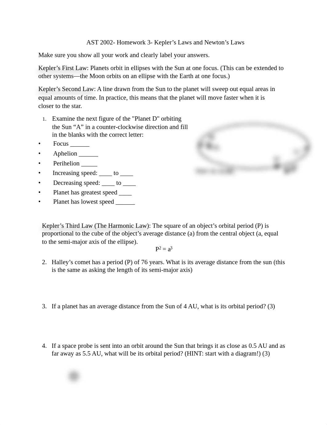 Homework 3- Kepler's Laws and Newton's Laws.pdf_dhpo3ps9wrc_page1