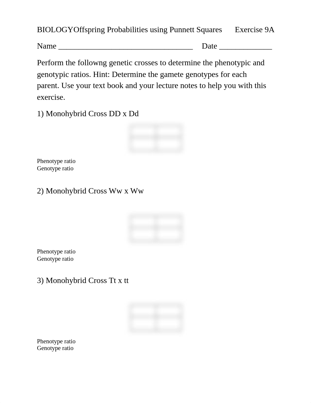 BIOLOGY Exercise 09A Punnett Square Determinations (3).docx_dhps7iskj4b_page1