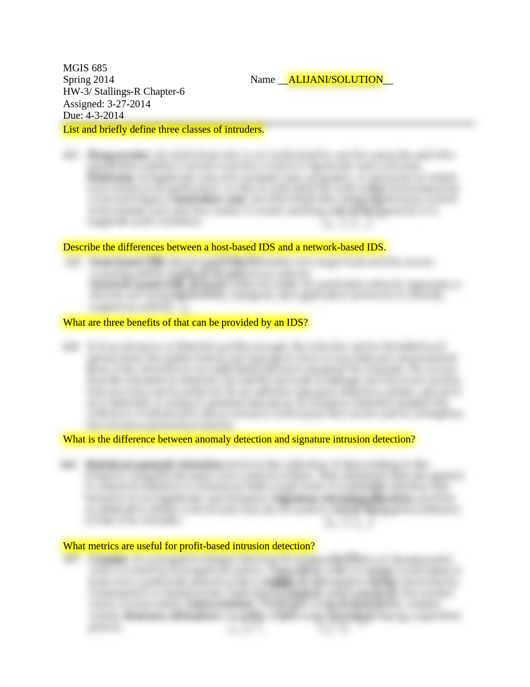 MGIS 685 Spring 2014 Stallings-R CH-6 HW-4 SOLUTION.docx_dhpw1z4p81a_page1