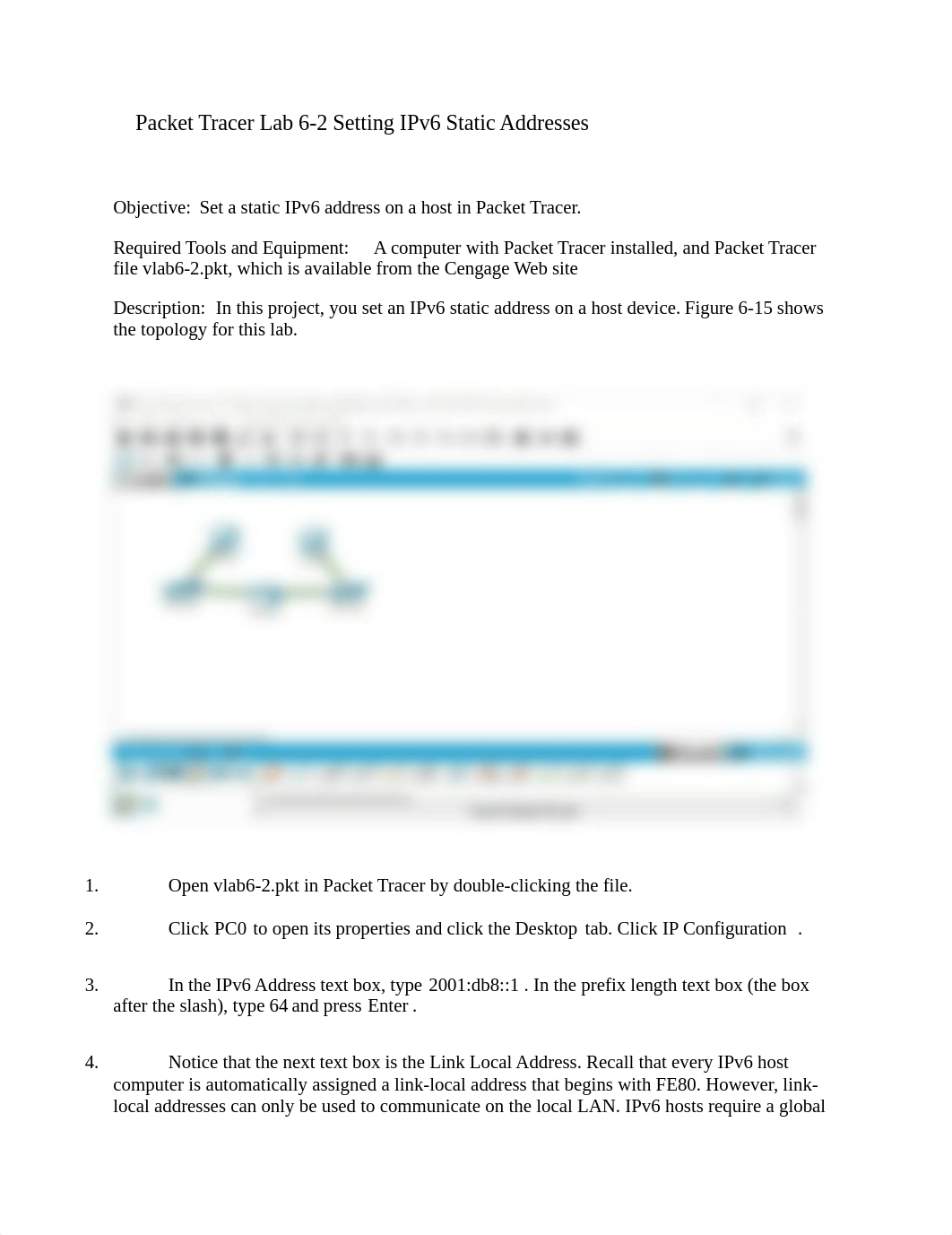 Packet Tracer Lab 6-2 Setting IPv6 Static Addresses.docx_dhpzo27mwpg_page1