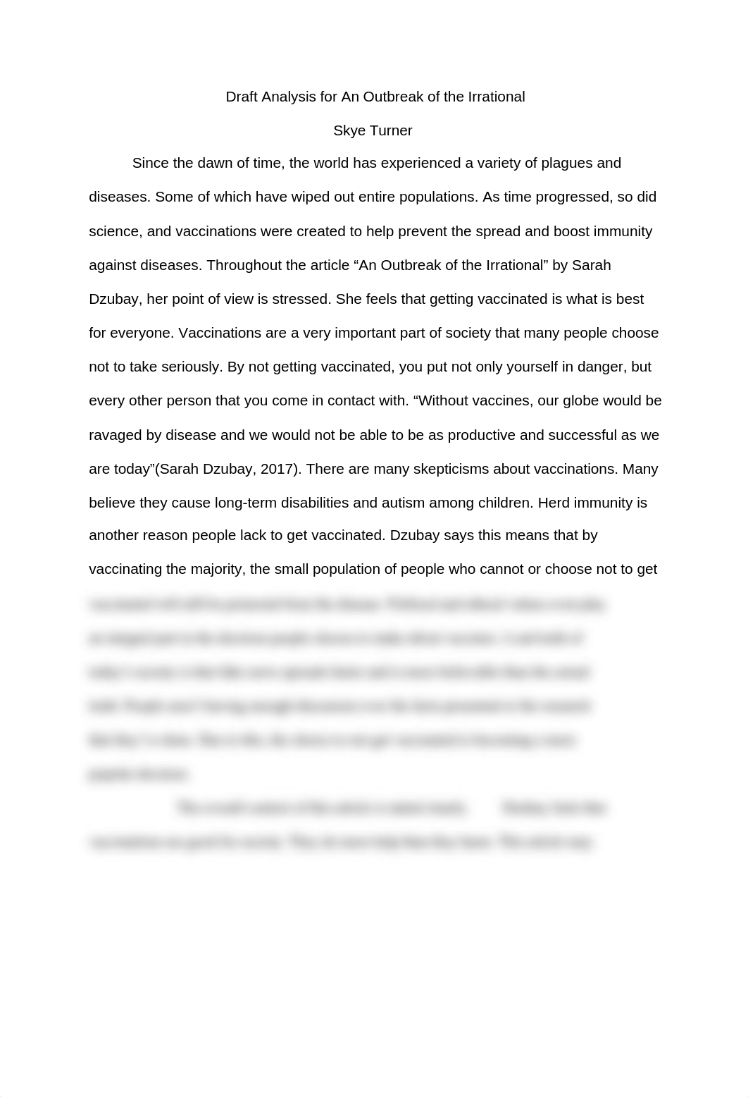 Draft Analysis for An Outbreak of the Irrational.docx_dhq1wu74079_page1