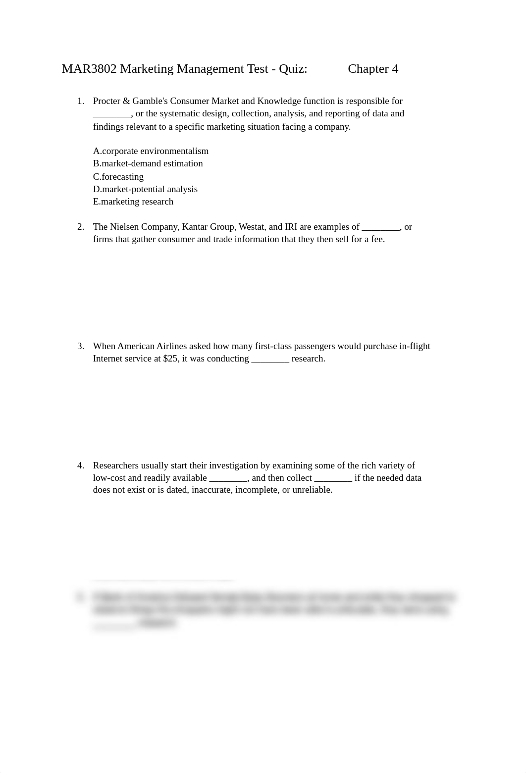 MAR3802 Marketing Management Test - Quiz_  Ch 4.pdf_dhq7nxq2qn0_page1