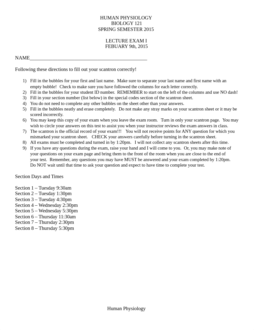 Bio 121 Exam I Spr 15.docx_dhq8hecp4nh_page1