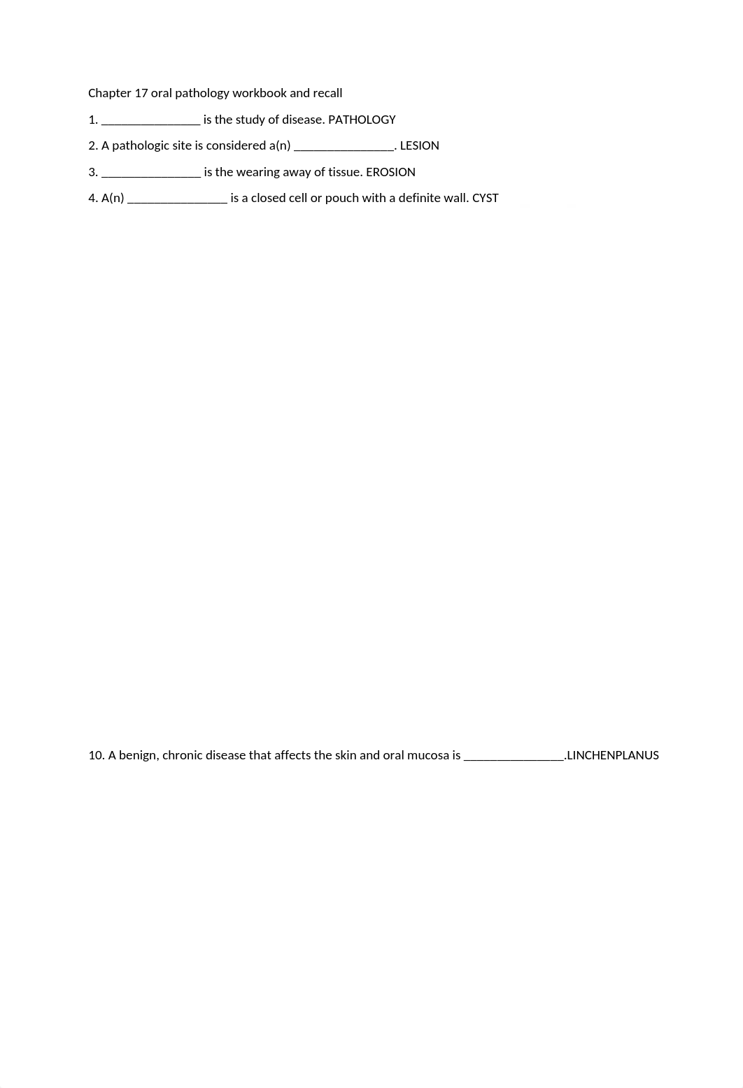 Chapter 17 oral pathology workbook and recall .docx_dhq8ocxy0g2_page1