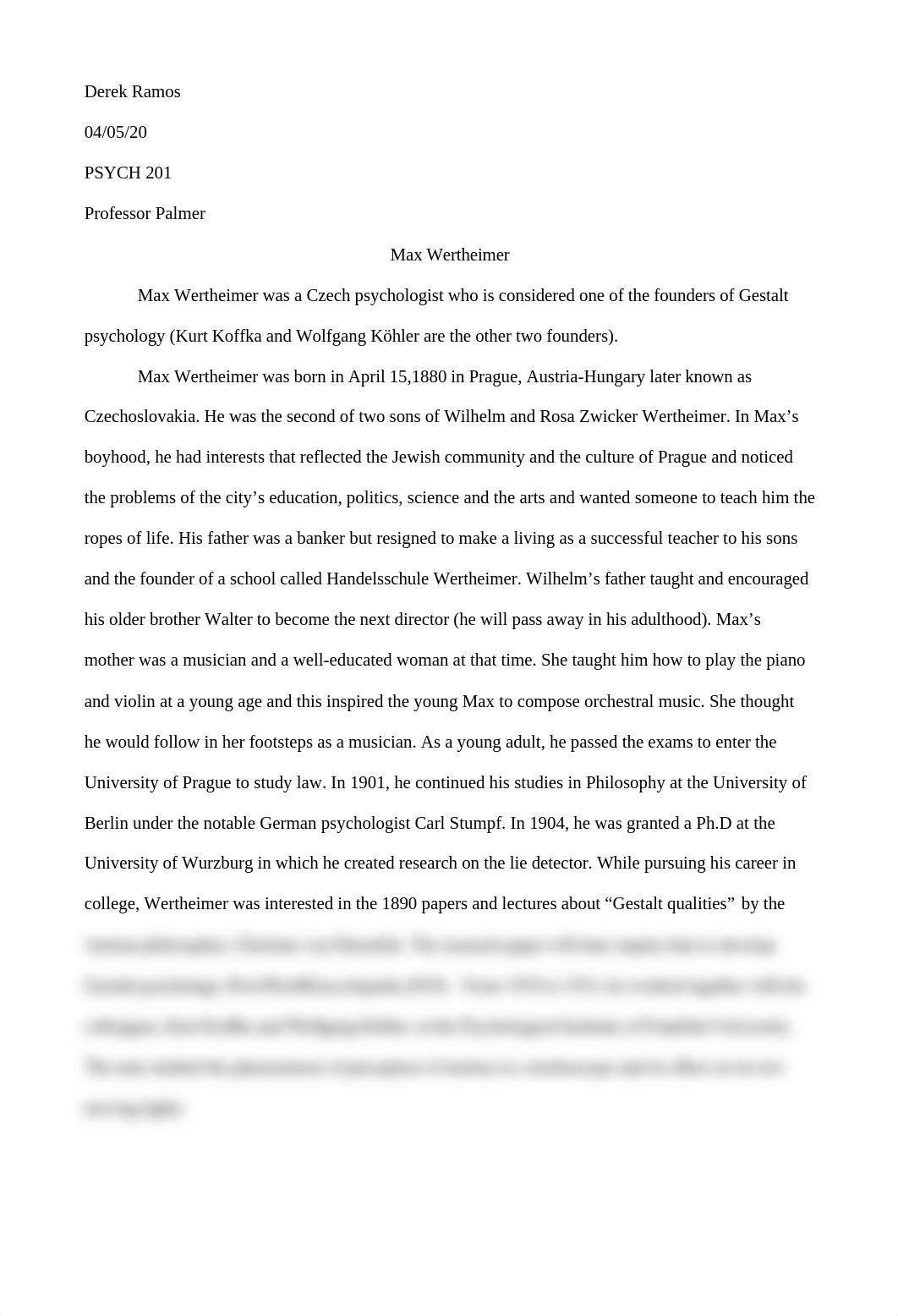 Psychologist Essay #1- Max Wertheimer.docx_dhqij9f9c0f_page1