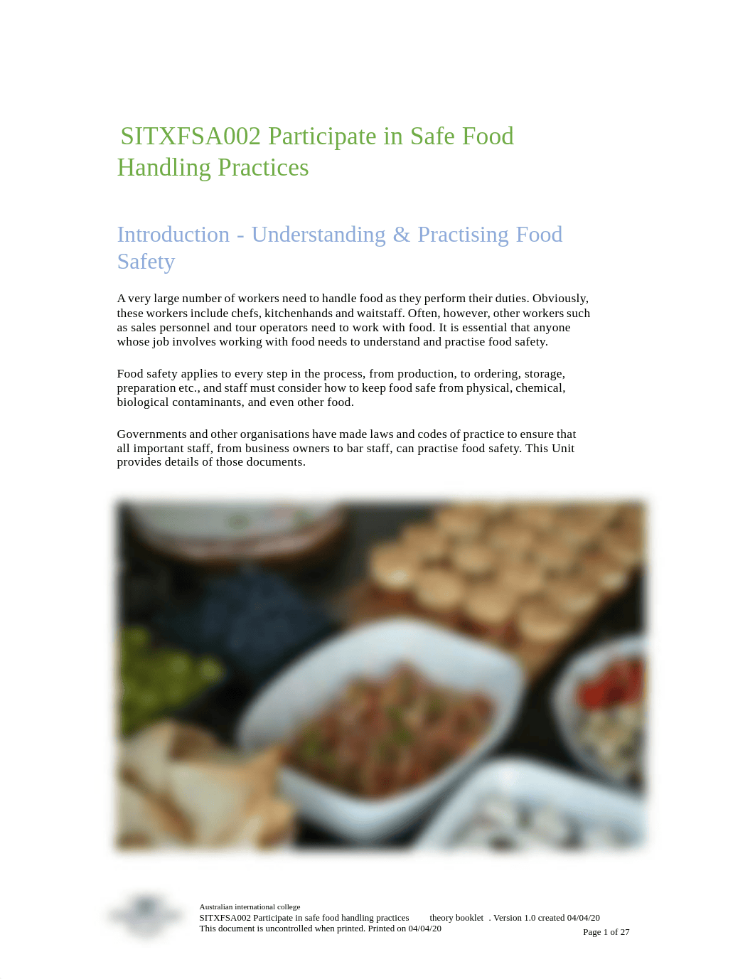 SITXFSA002 Participate in Safe Food Handling Practices.pdf_dhqnhfc91rk_page1