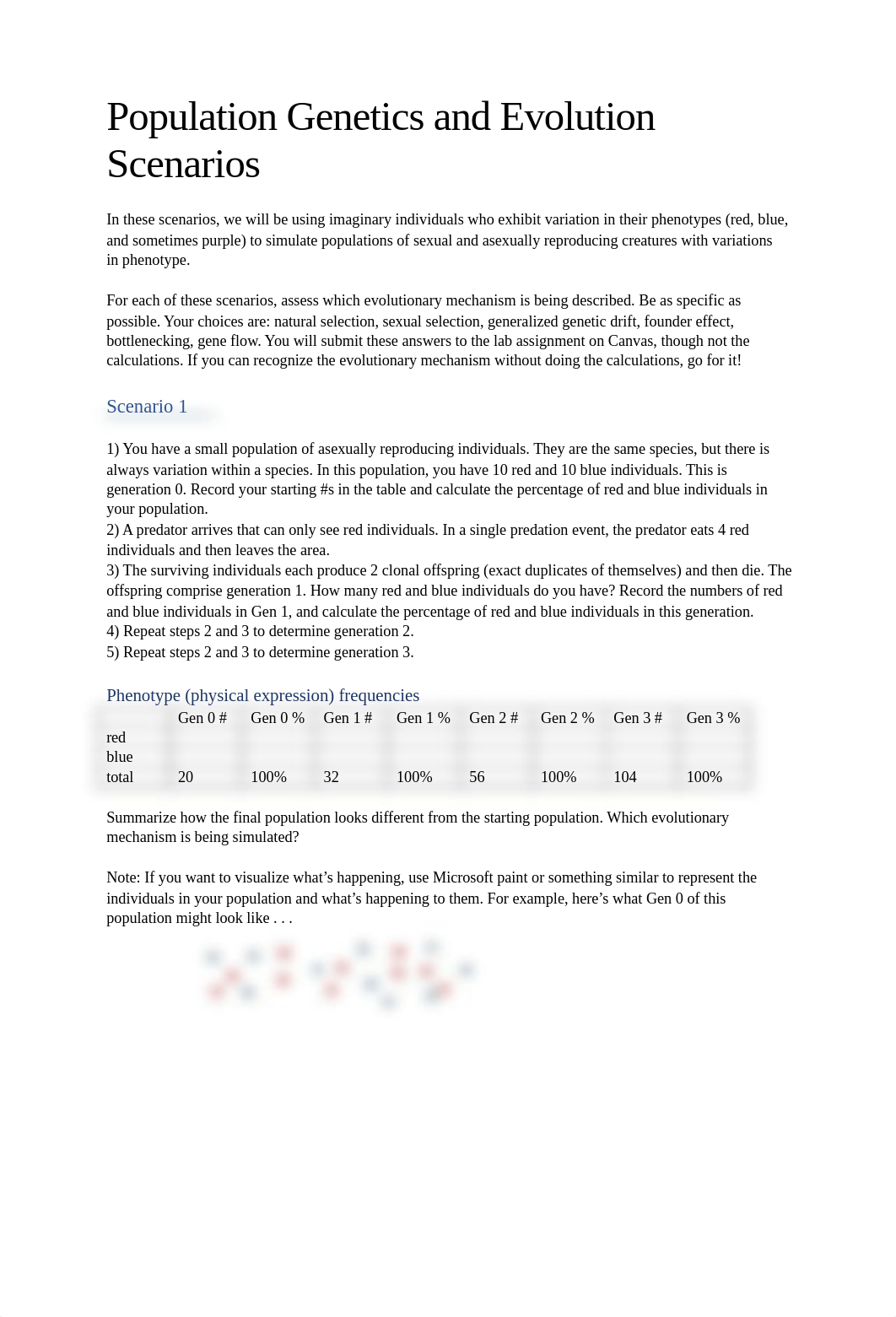 Population Genetics and Evolution lab Anthro 101 online.docx_dhqpyhr763h_page1