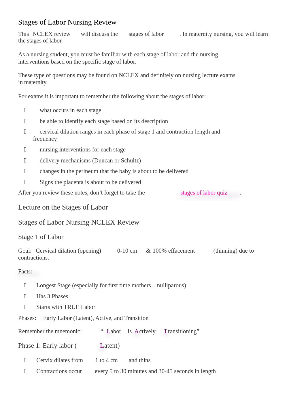 Stages of Labor Review - NS.docx_dhqttxmq1wh_page1