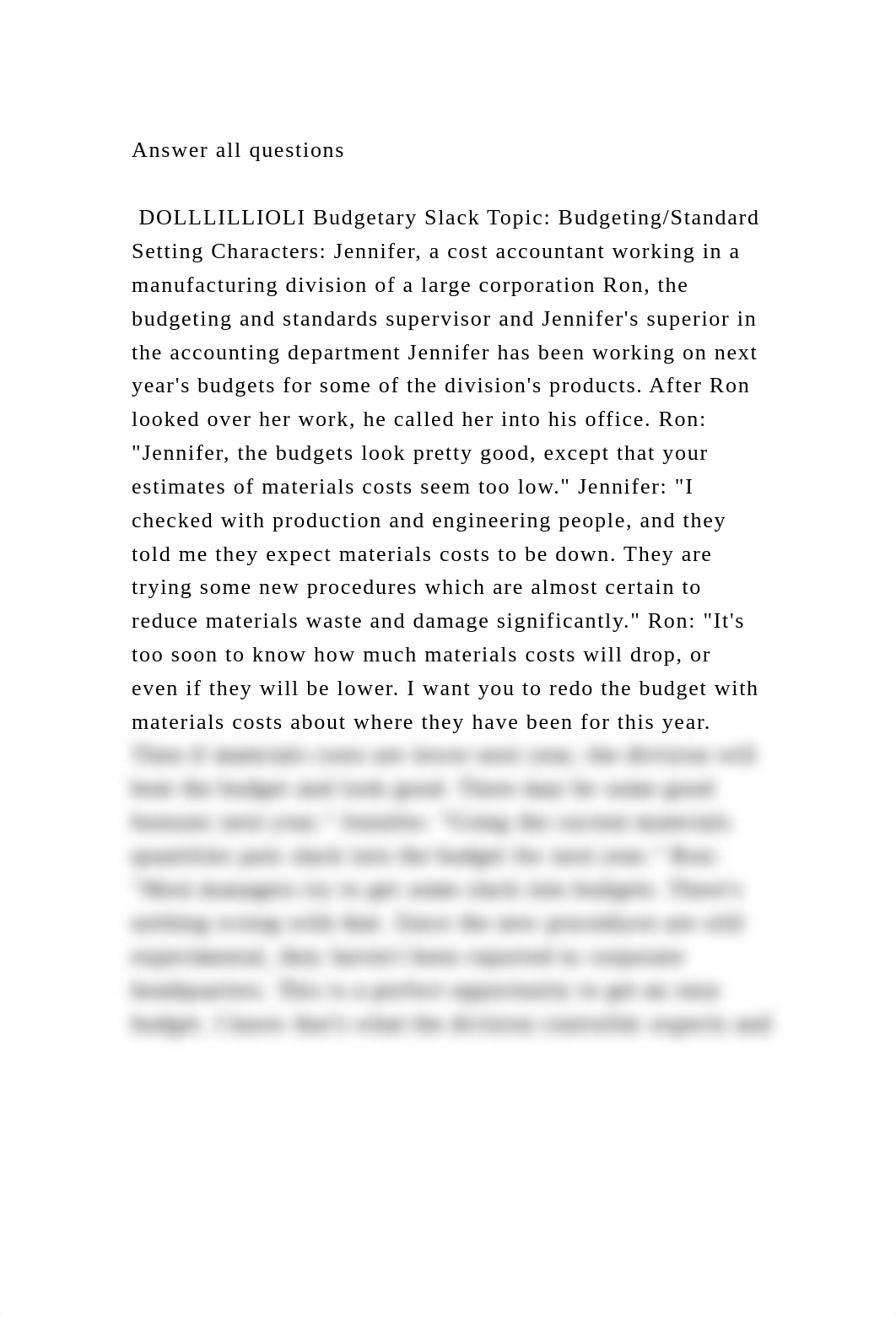 Answer all questions DOLLLILLIOLI Budgetary Slack Topic Budgeti.docx_dhr56m9j1t2_page2