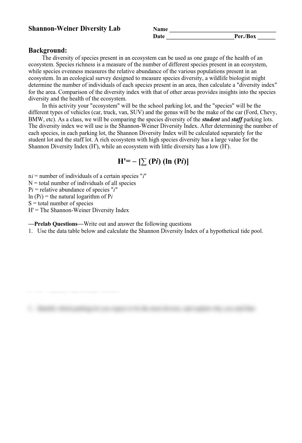 Copy of S-W Diversity Index LAB- + Parking lot.docx.pdf_dhrdxdq9h82_page1