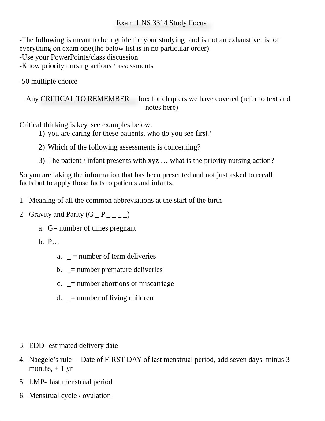 maternity exam 1 study guide.docx_dhroumn797d_page1