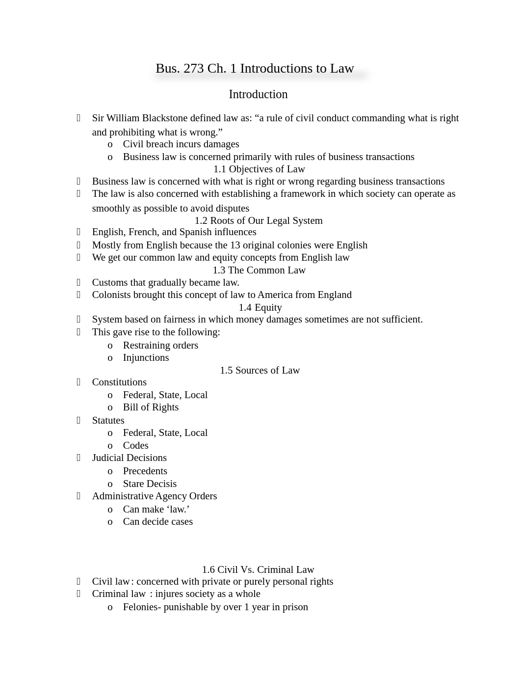 Bus 273 Ch. 1-4 notes_dhrt70dot30_page1