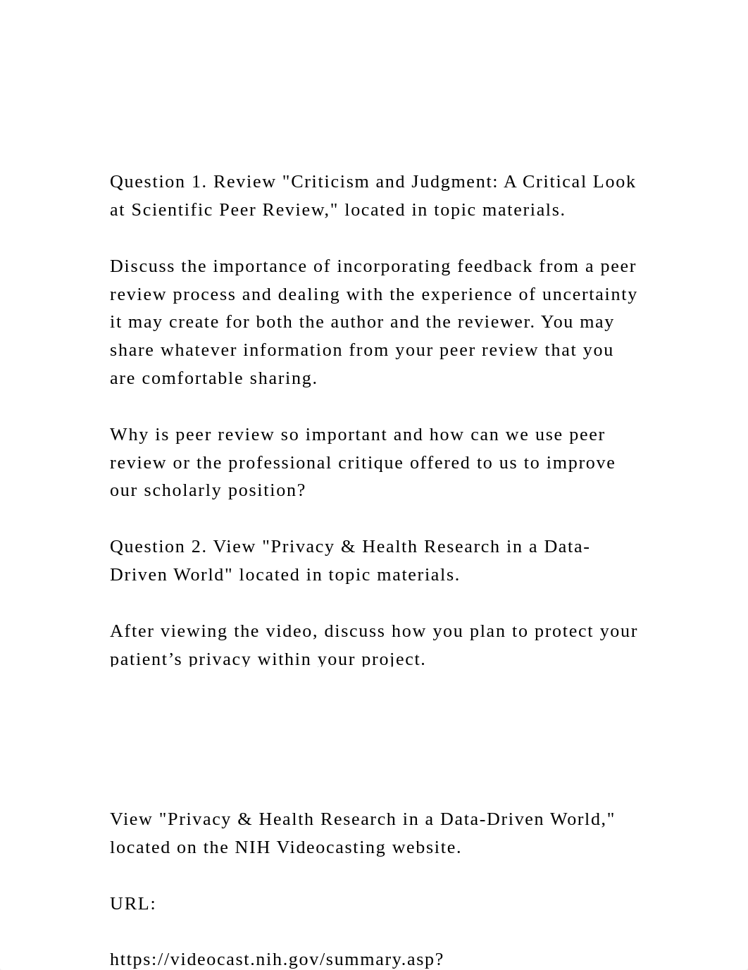 Question 1. Review Criticism and Judgment A Critical Look at S.docx_dhrwmuqkeuz_page2