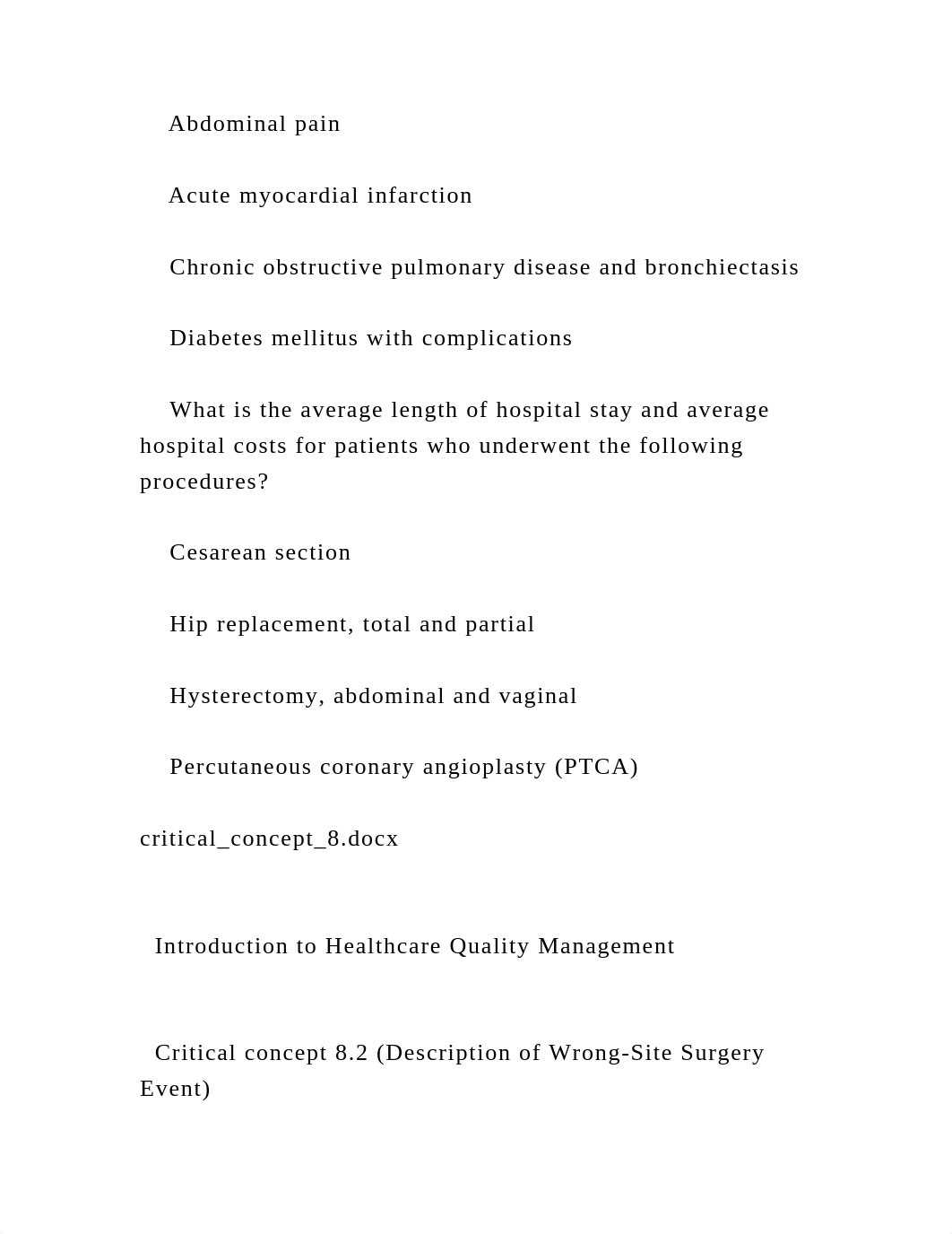 Read the description of the wrong-site surgery event in Critic.docx_dhryqlyam3h_page3