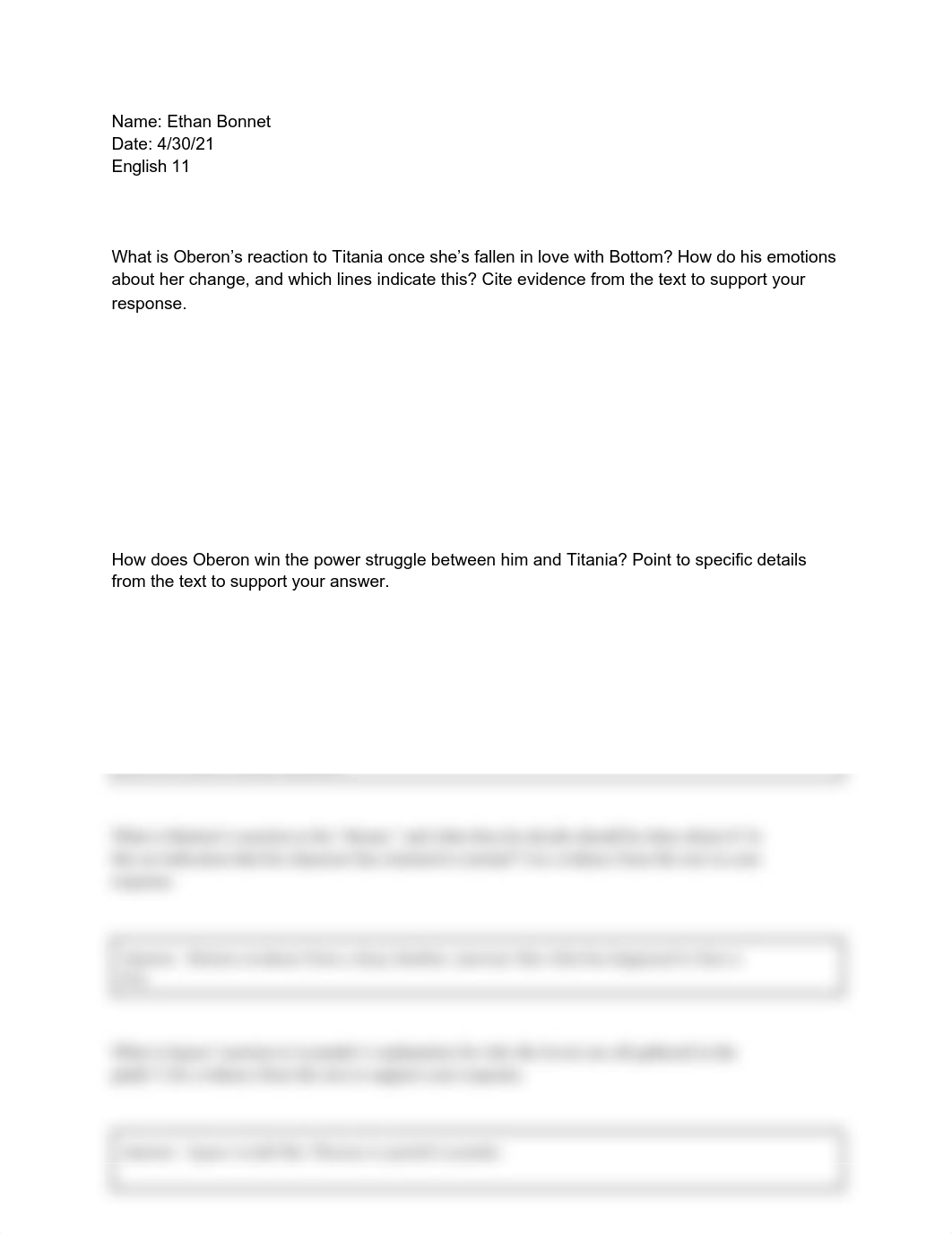 Act 4 Questions - A Midsummer Night's Dream.pdf_dhs47a6ovzi_page1