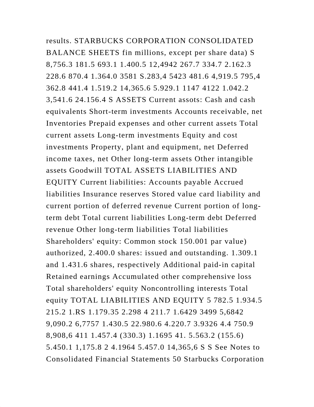 Which one of Starbuck 15 risk adversely affect the balance sheet, ca.docx_dhsdszunzfd_page4