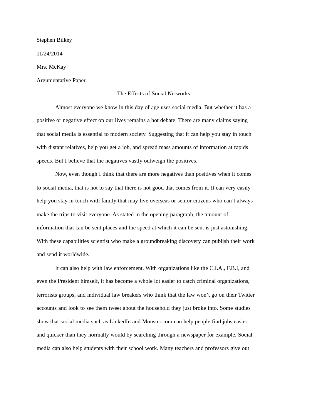 Argumentative Paper Final Draft: The Effects of Social Networks_dhshhmi4l6k_page1