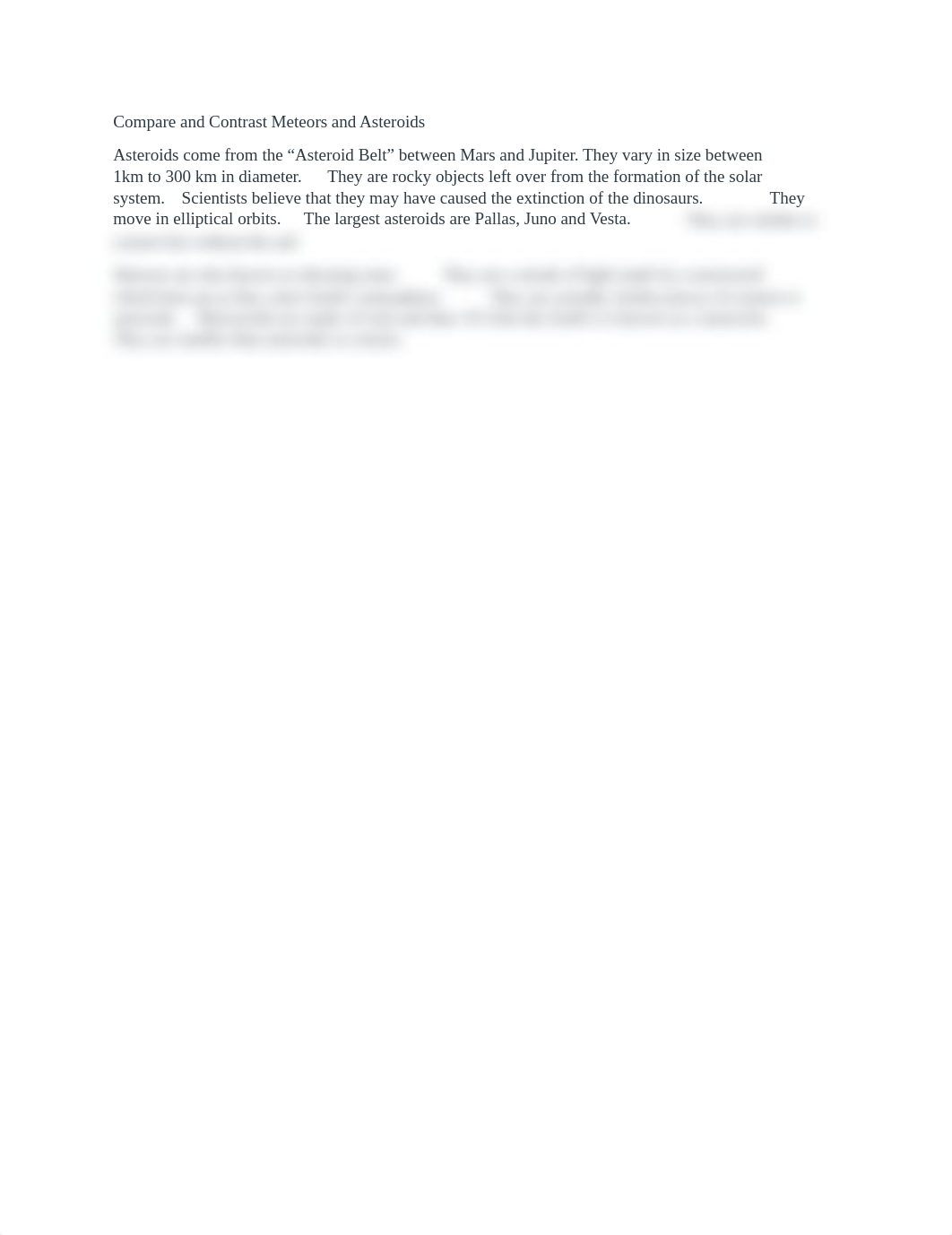 Compare and Contrast Meteors and Asteroids.docx_dhsil26iet2_page1