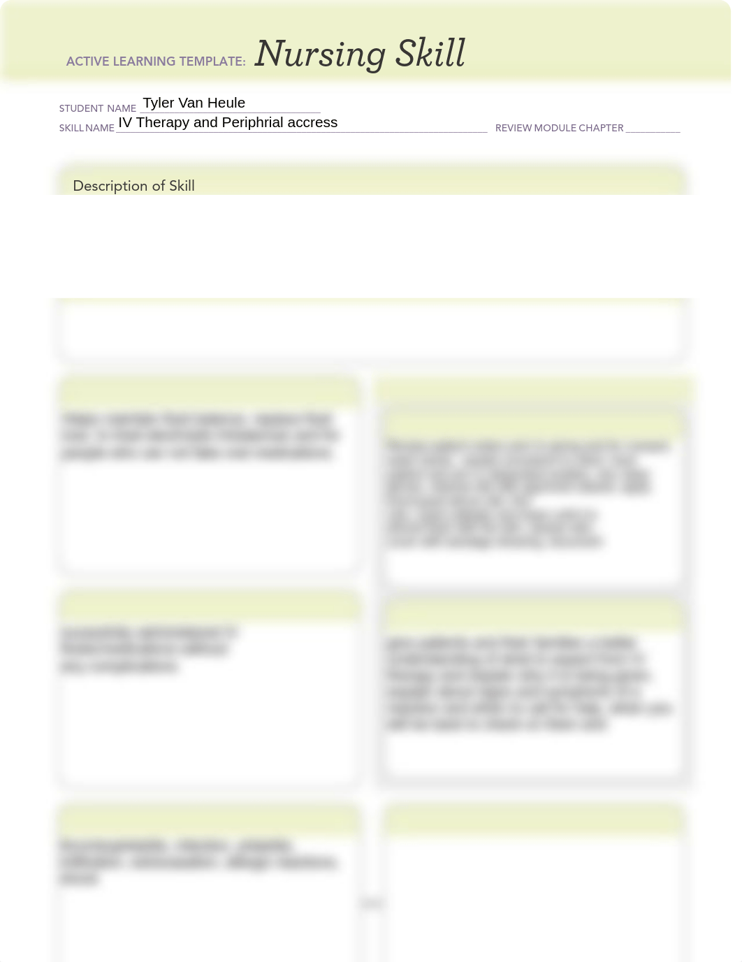 IV therapy and peripheral access template.pdf_dhsms5viquq_page1