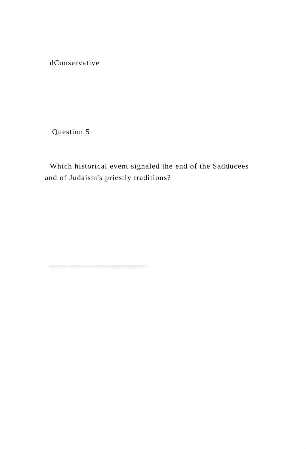 Question 1    Which of the following animals would not be co.docx_dhsr68q53im_page5