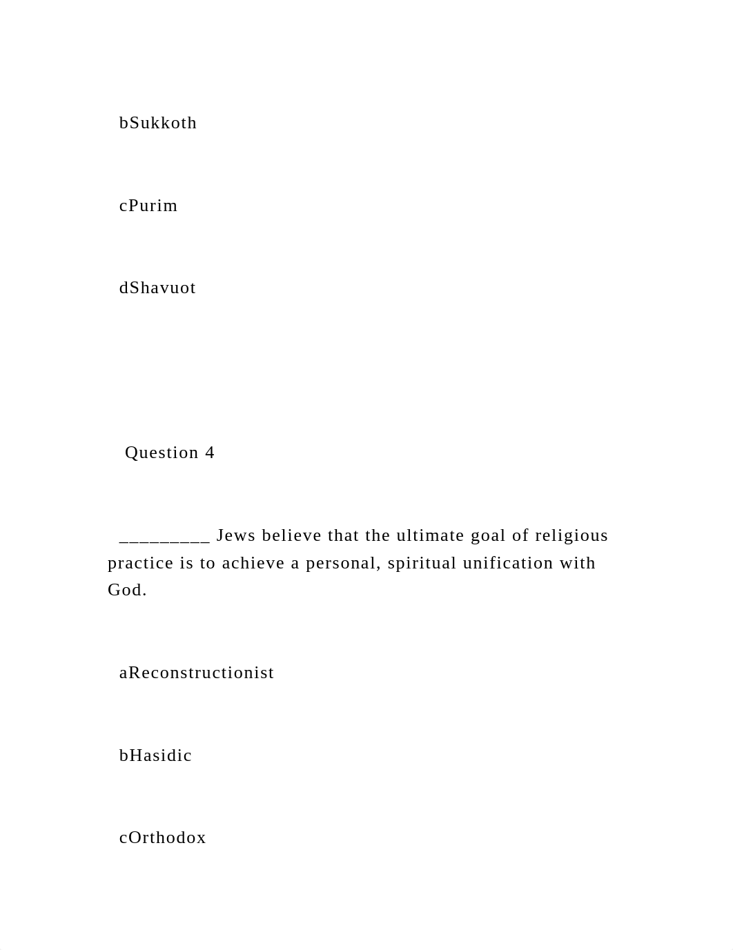 Question 1    Which of the following animals would not be co.docx_dhsr68q53im_page4