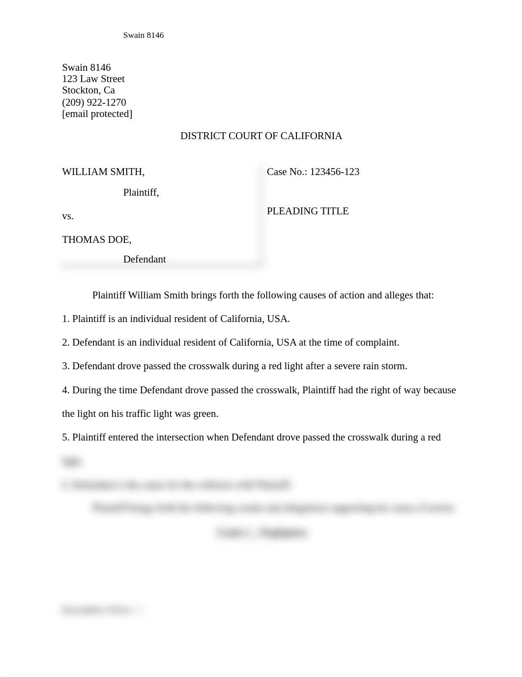 Legal Writing 604 Assignment 2- Swain 8146.docx_dhstu7afigd_page1