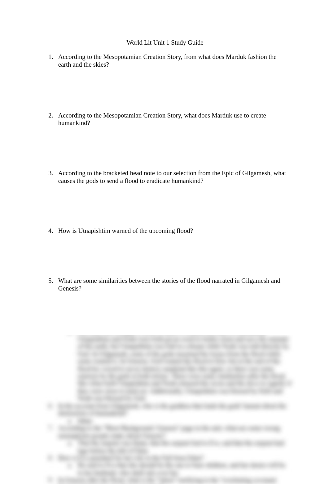 World Lit Unit 1 Study Guide.docx_dhsytxvu7a7_page1