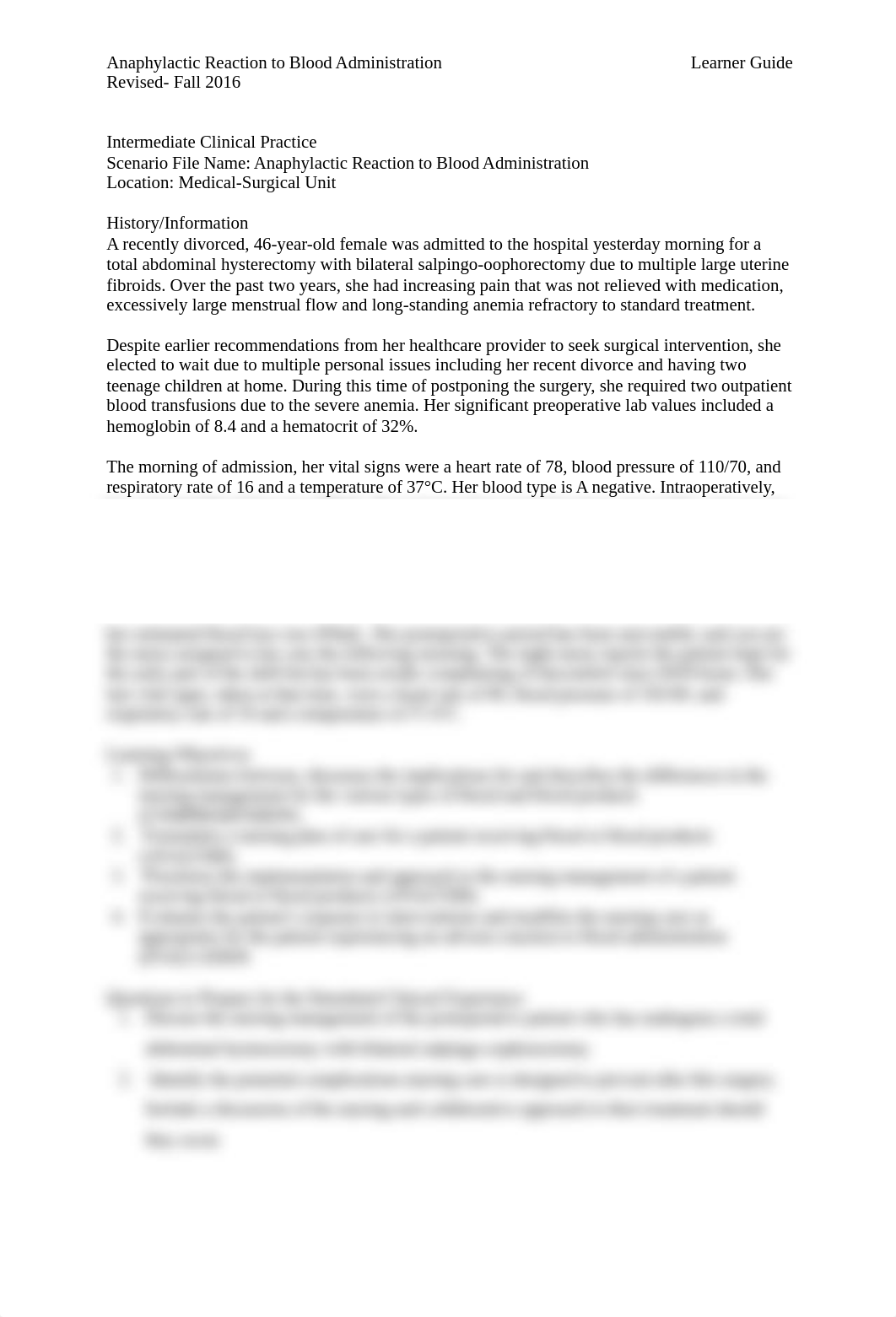 Anaphylactic Reaction to Blood. Learner Guide (1).docx_dhta29mgpje_page1