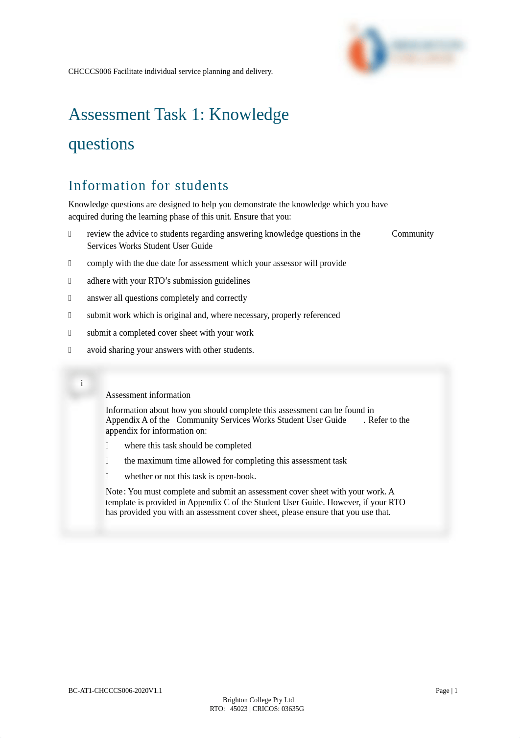 CHCCCS006 Knowledge questions  AT1[S1].docx_dhtfsp7cqxt_page1