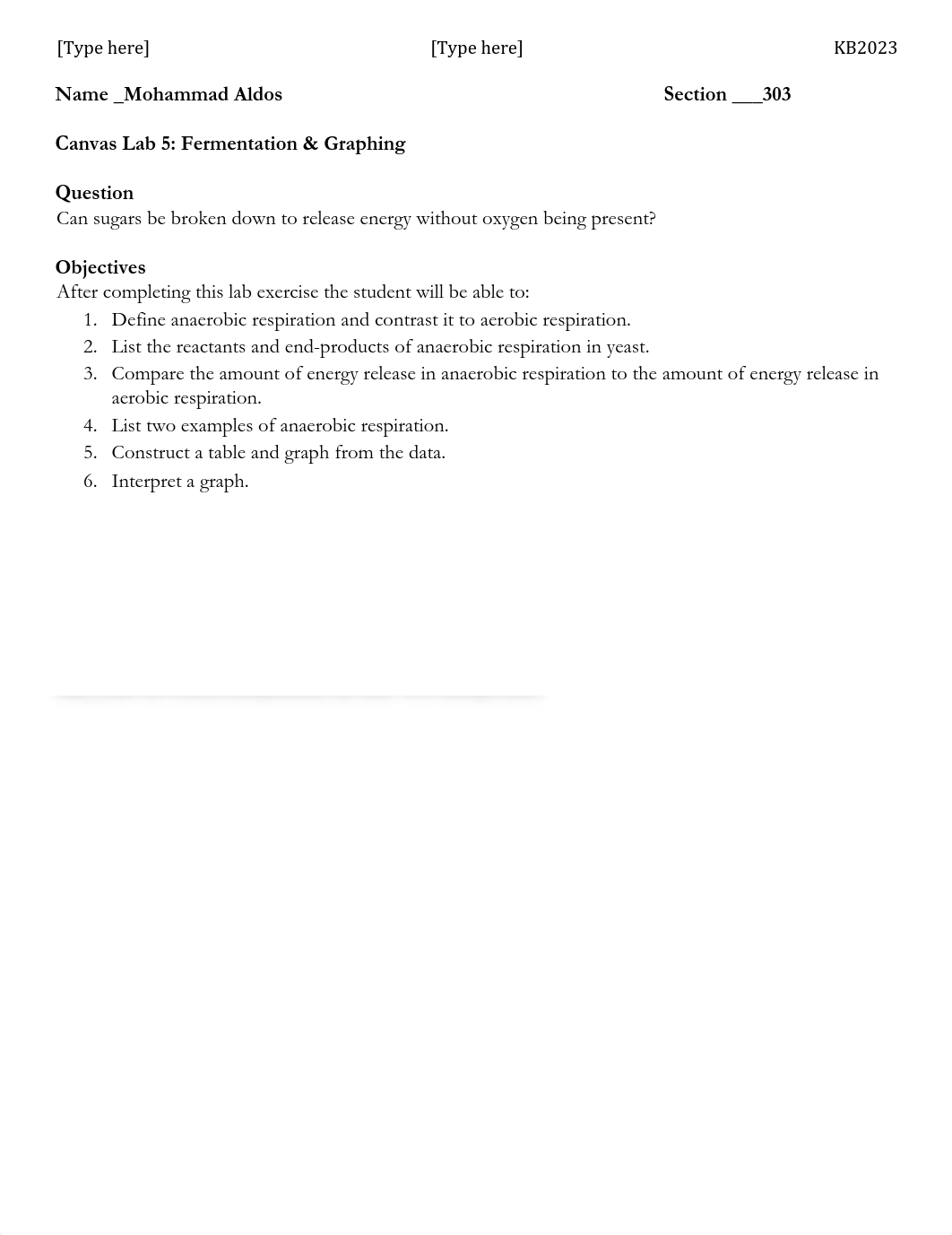 Canvas Lab 5 Fermentation Graphing Lab - KB23 ONLINE (1).pdf_dhtii8u44dv_page1