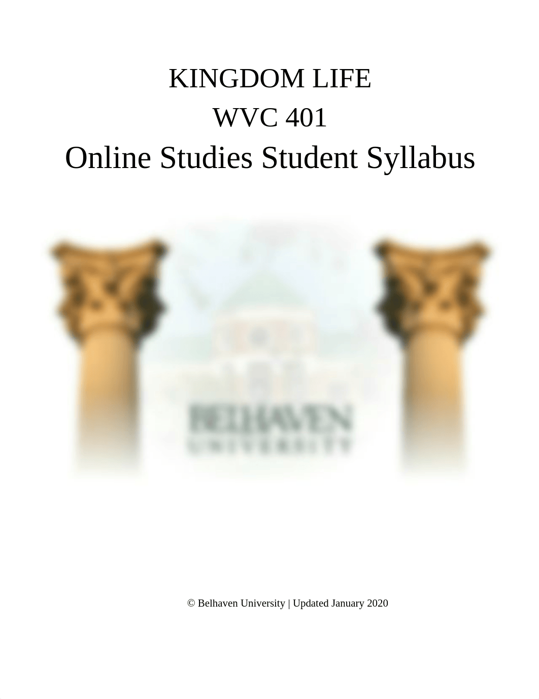 WVC401 Online Studies Student Syllabus.pdf_dhttdkg0mn8_page1