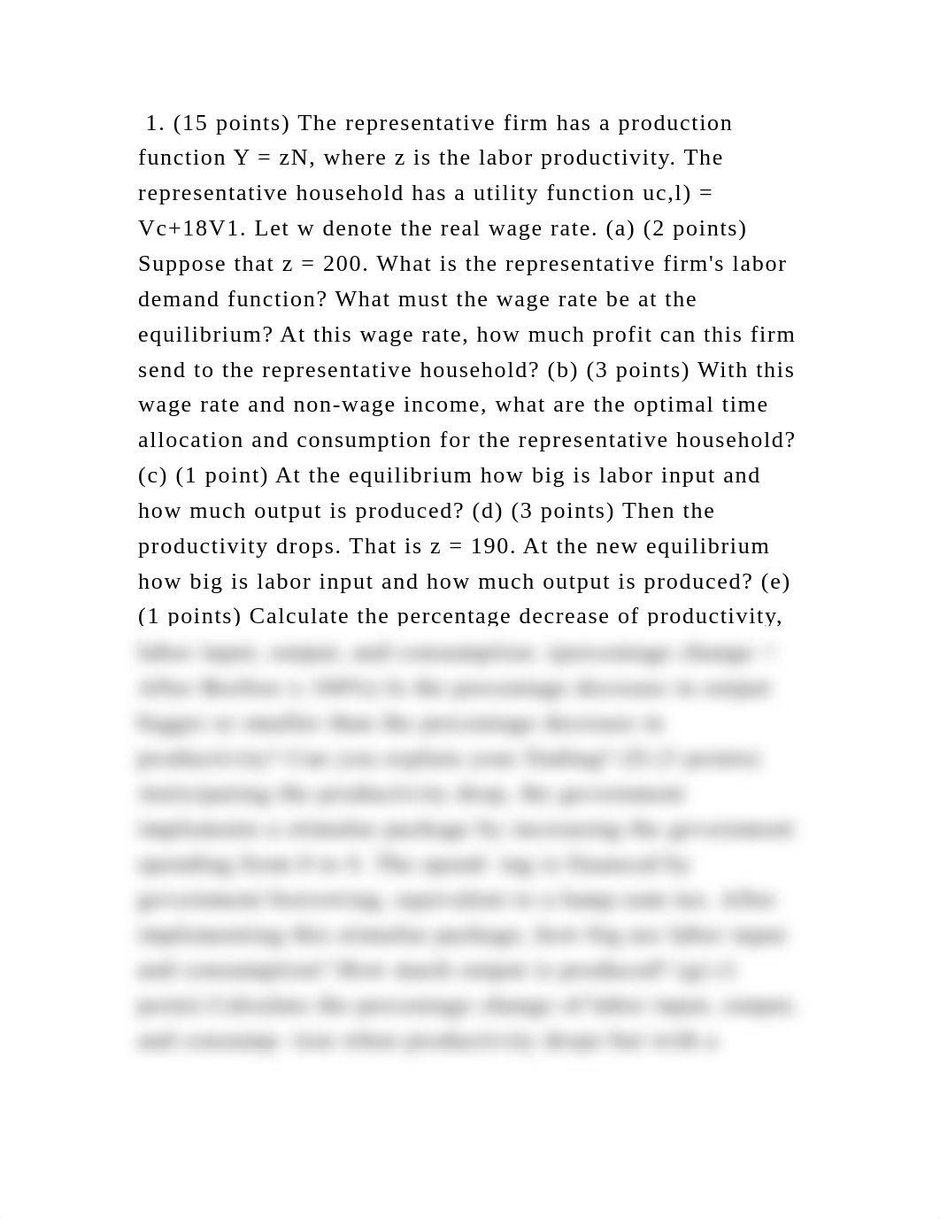 1. (15 points) The representative firm has a production function Y = .docx_dhtx9tgrl9g_page2