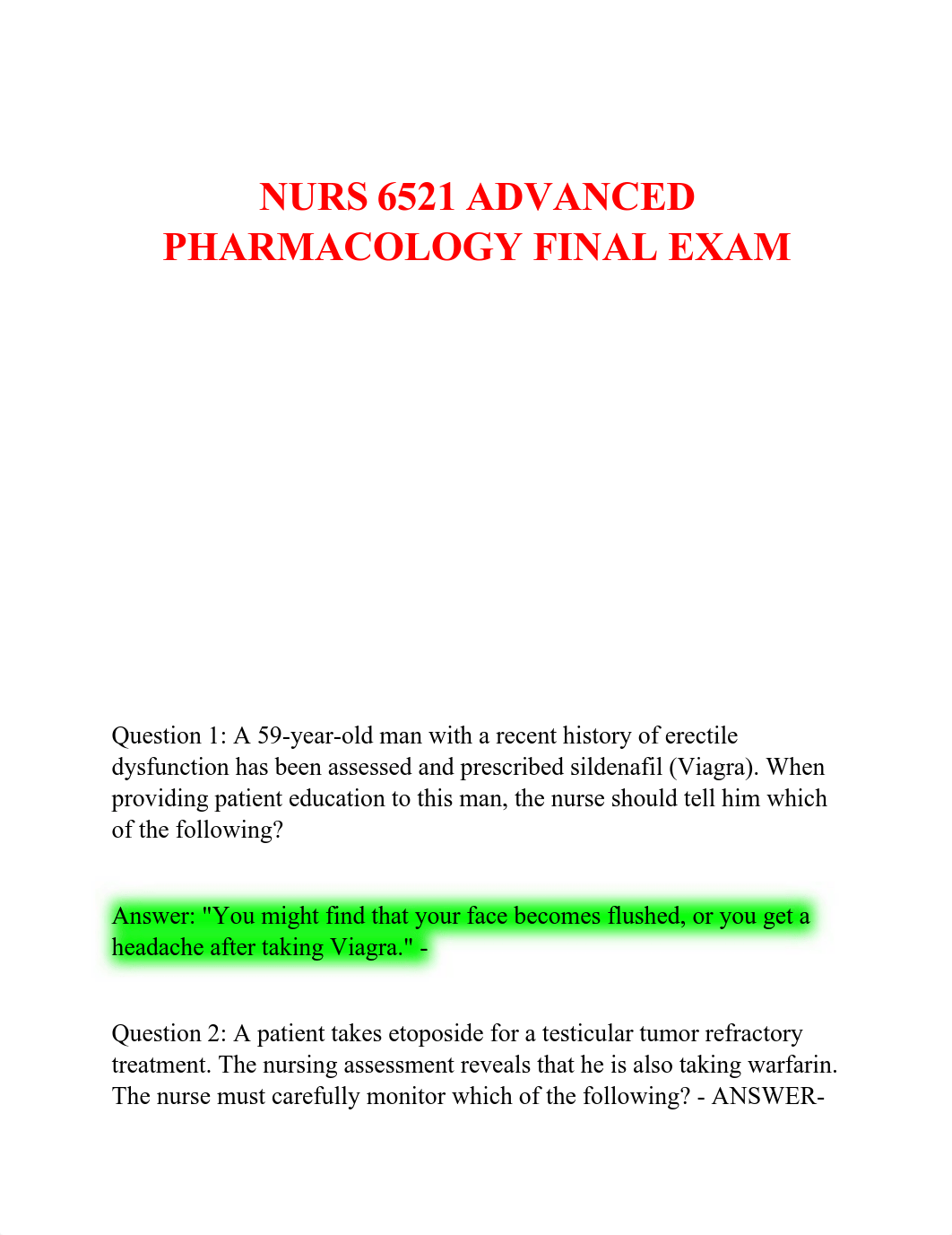 NURS 6521 ADVANCED PHARMACOLOGY FINAL EXAM.pdf_dhu2qk556pc_page1