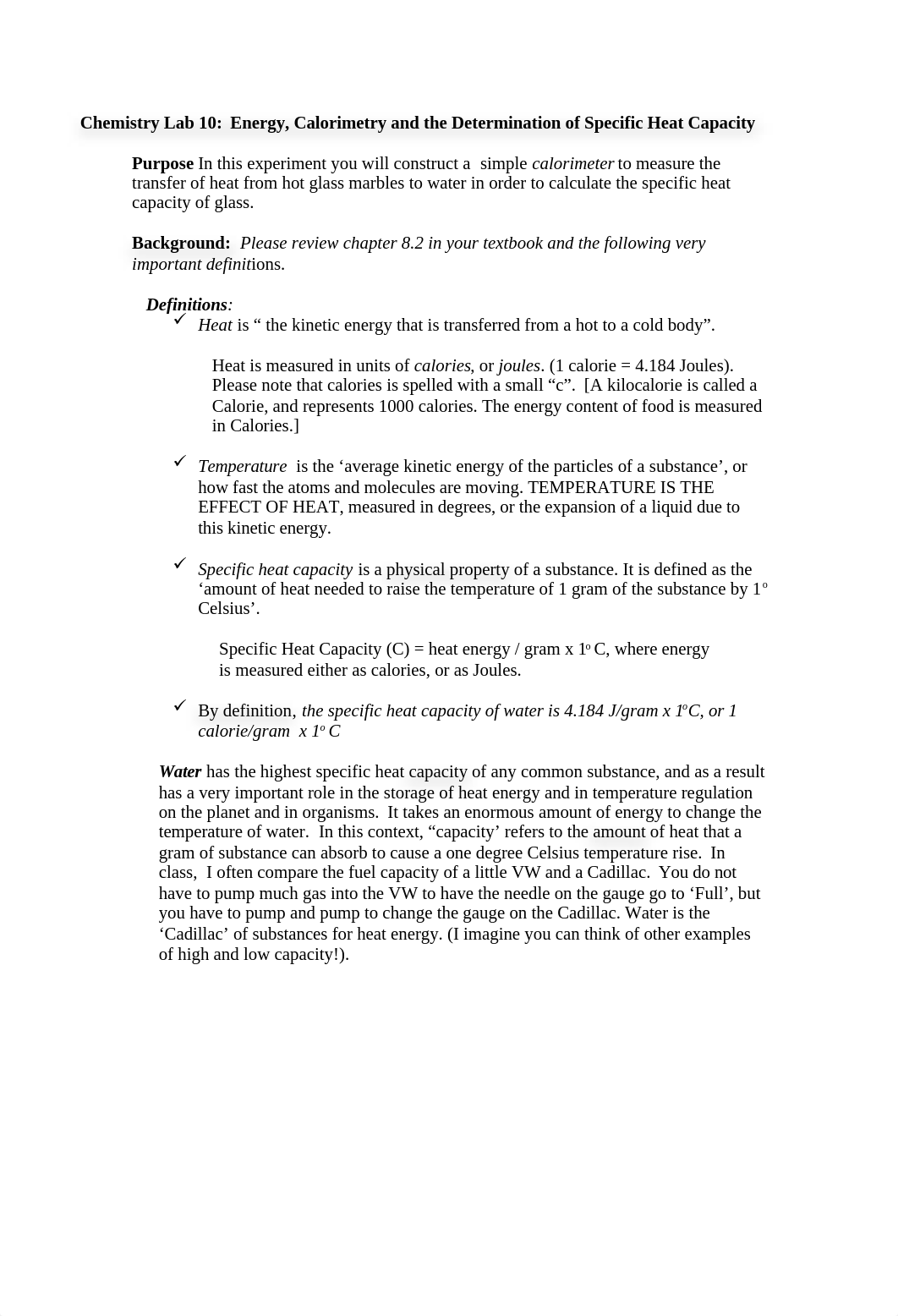 Chemistry Lab 10  NEW Calorimetry and Specific Heat-1.doc_dhu4oylpfdn_page1