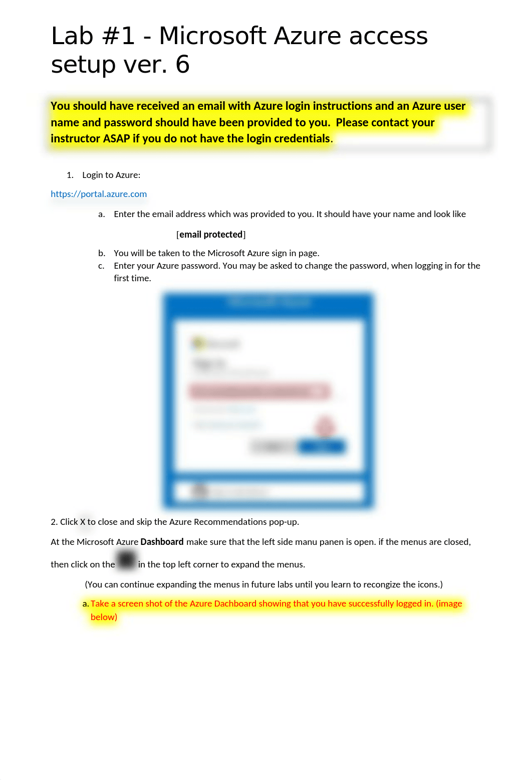 Module 1 Lab - Microsoft Azure setup ver 6.docx_dhu9wf7za5f_page1